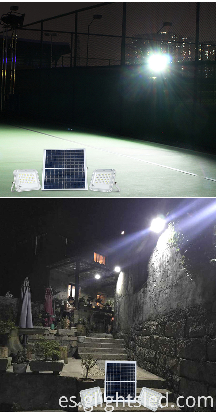 Al aire libre de alta calidad al aire libre 60W 100W 150W LED Solar Flood Light